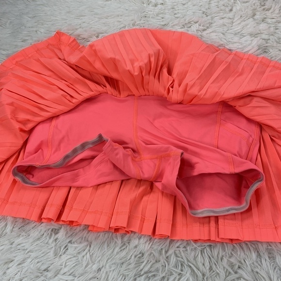 Lululemon Pleat To Street Skirt II Grapefruit - Picture 4 of 8